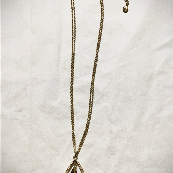 18” Double Strand Necklace Gold Tone - Picture 3 of 5